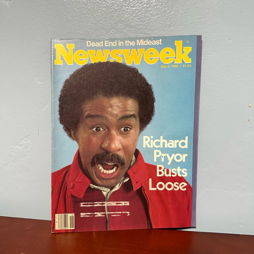 Newsweek Magazine May 1982 Richard Pryor Busts Loose Paul McCartney Mideast